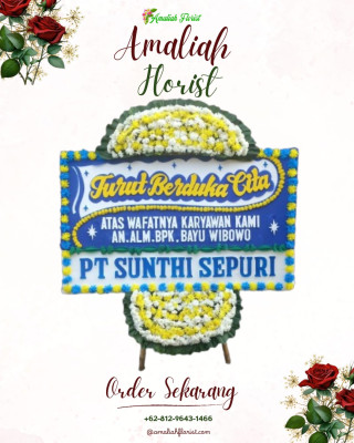 Papan Bunga Duka di Siantar Martoba