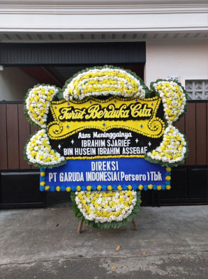 Papan Bunga Duka di Siantar Martoba