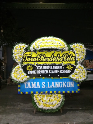 Papan Bunga Duka di Siantar Martoba