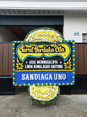 Papan Bunga Duka di Siantar Martoba