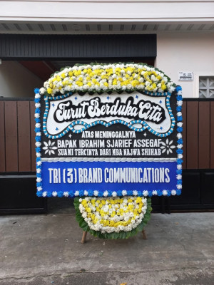 Papan Bunga Duka di Siantar Martoba